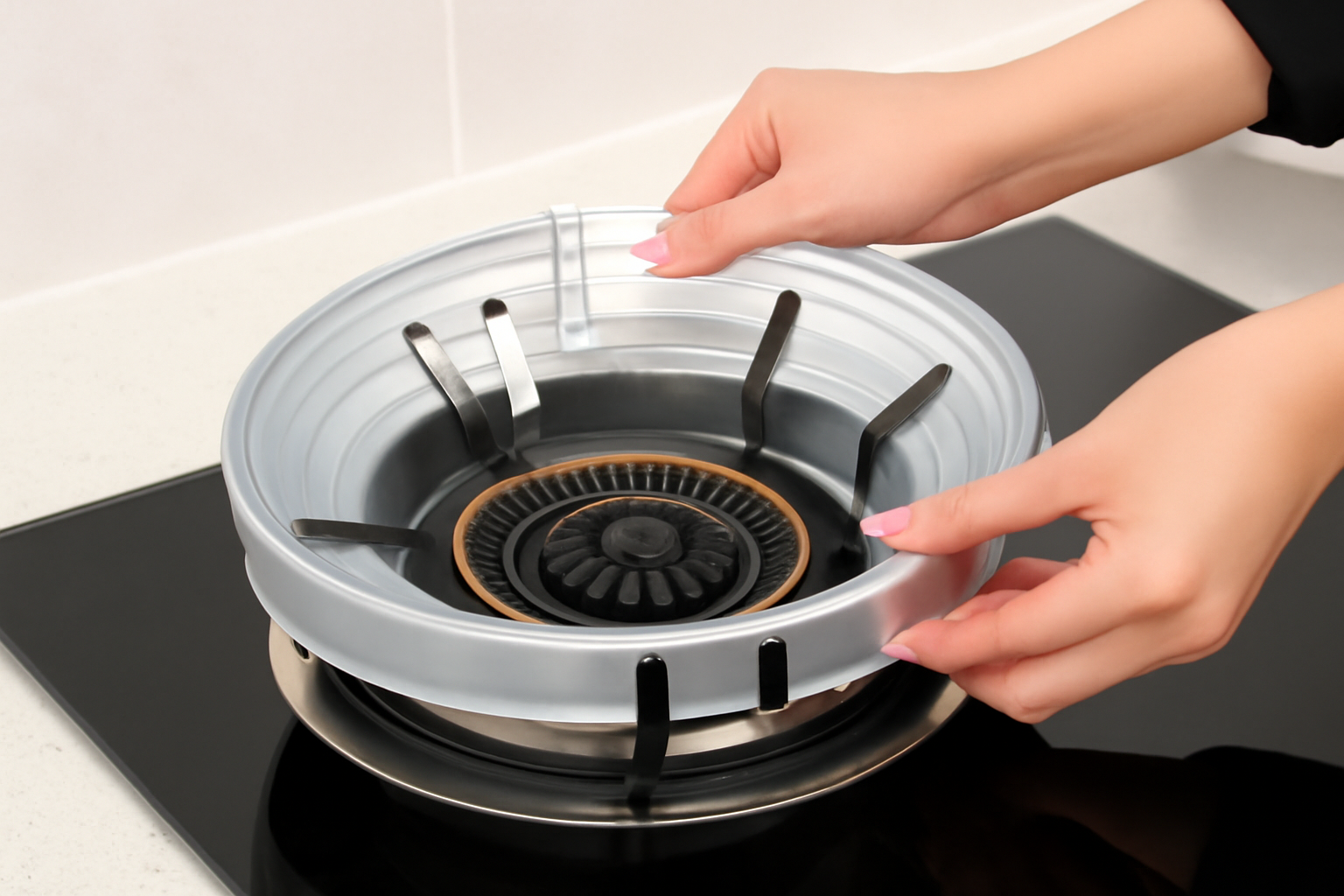 Gas Stove Fire & Windproof Saving Stand
