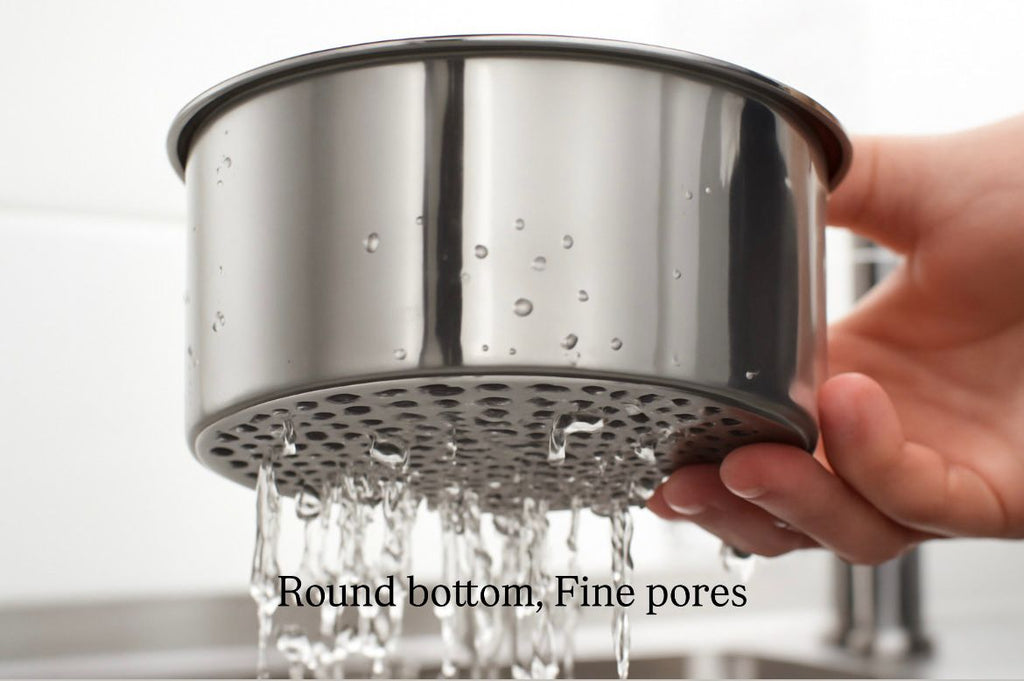 Stainless Steel Swan Drain Basket Sink Strainer