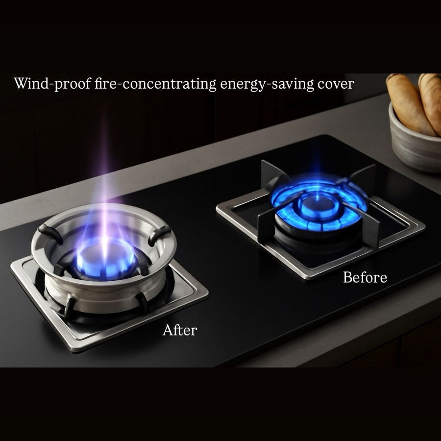 Gas Stove Fire & Windproof Saving Stand