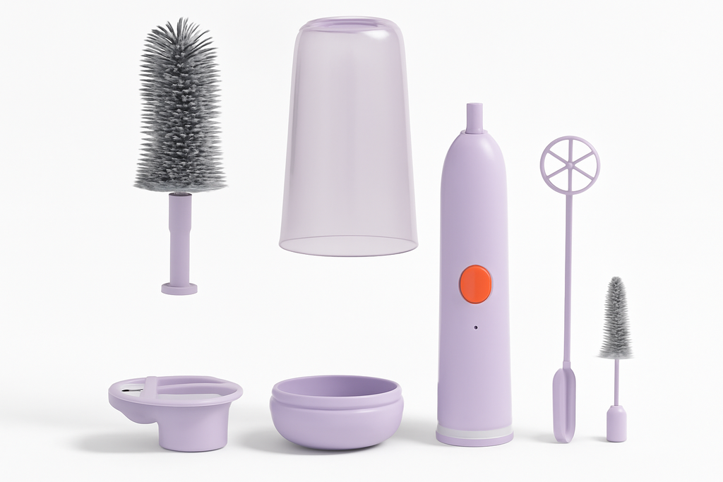 Bottle Brush, Teacup Brush Cleanning and Charging Brush