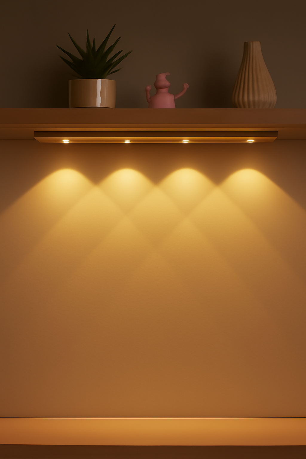 LED PIR Motion Sensor Cabinet  With USB Rechargeble