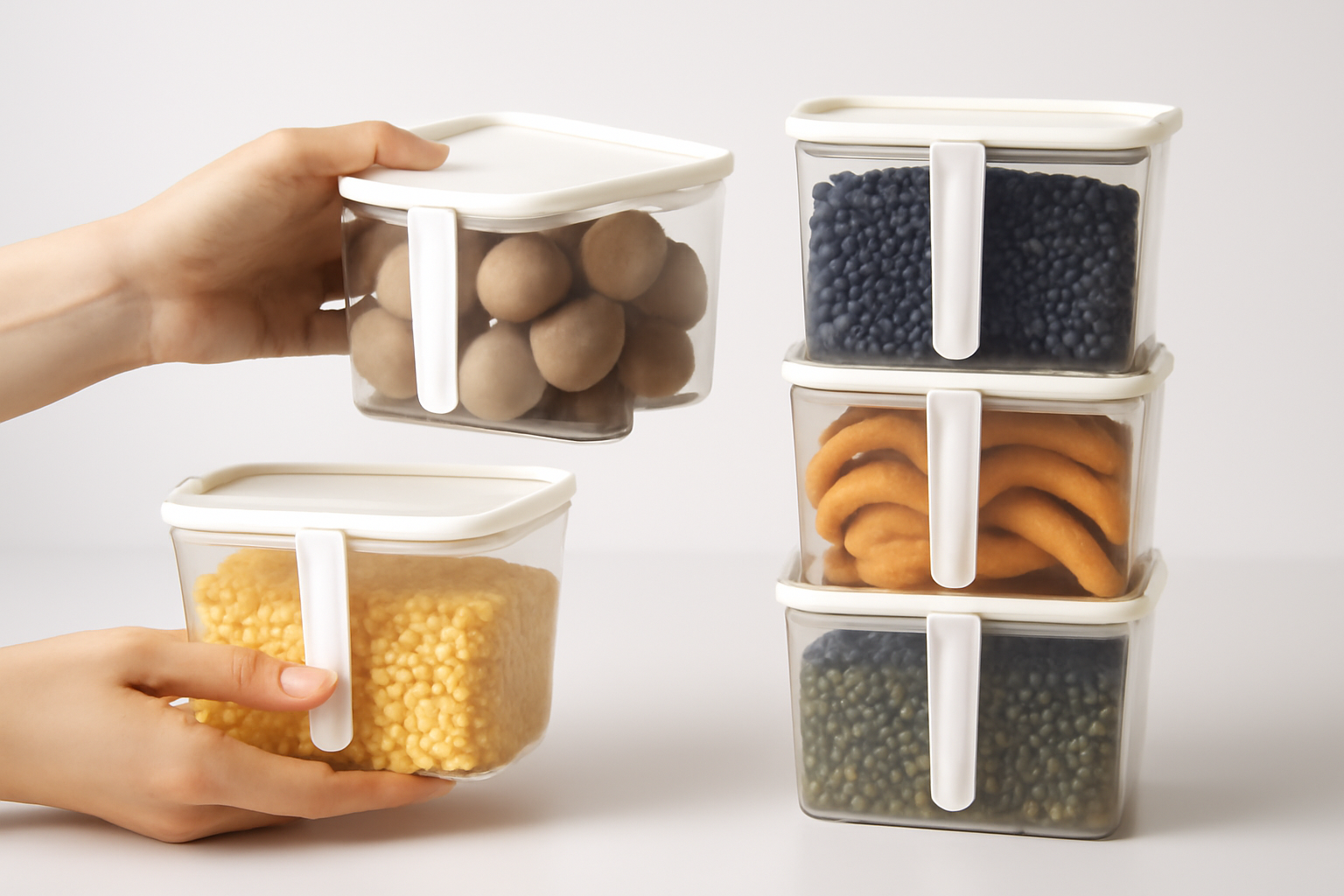 Multipurpose Fridge storage containers & jar Set