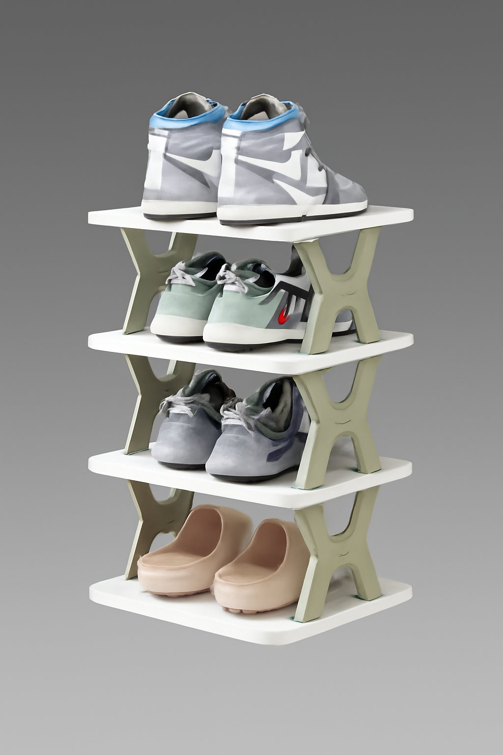 4 Layer Shoes Organizer