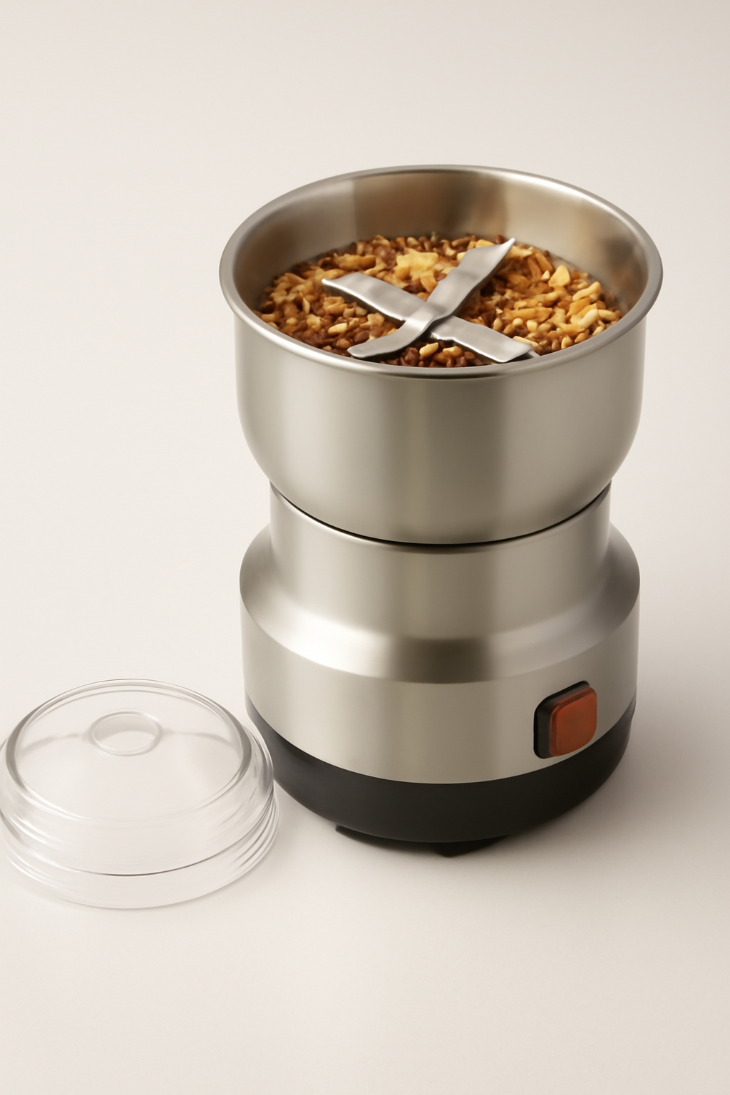 Electric Smash Machine, Multifunction Small Food Grinder Grain Grinder, Portable Coffee Bean Grinder
