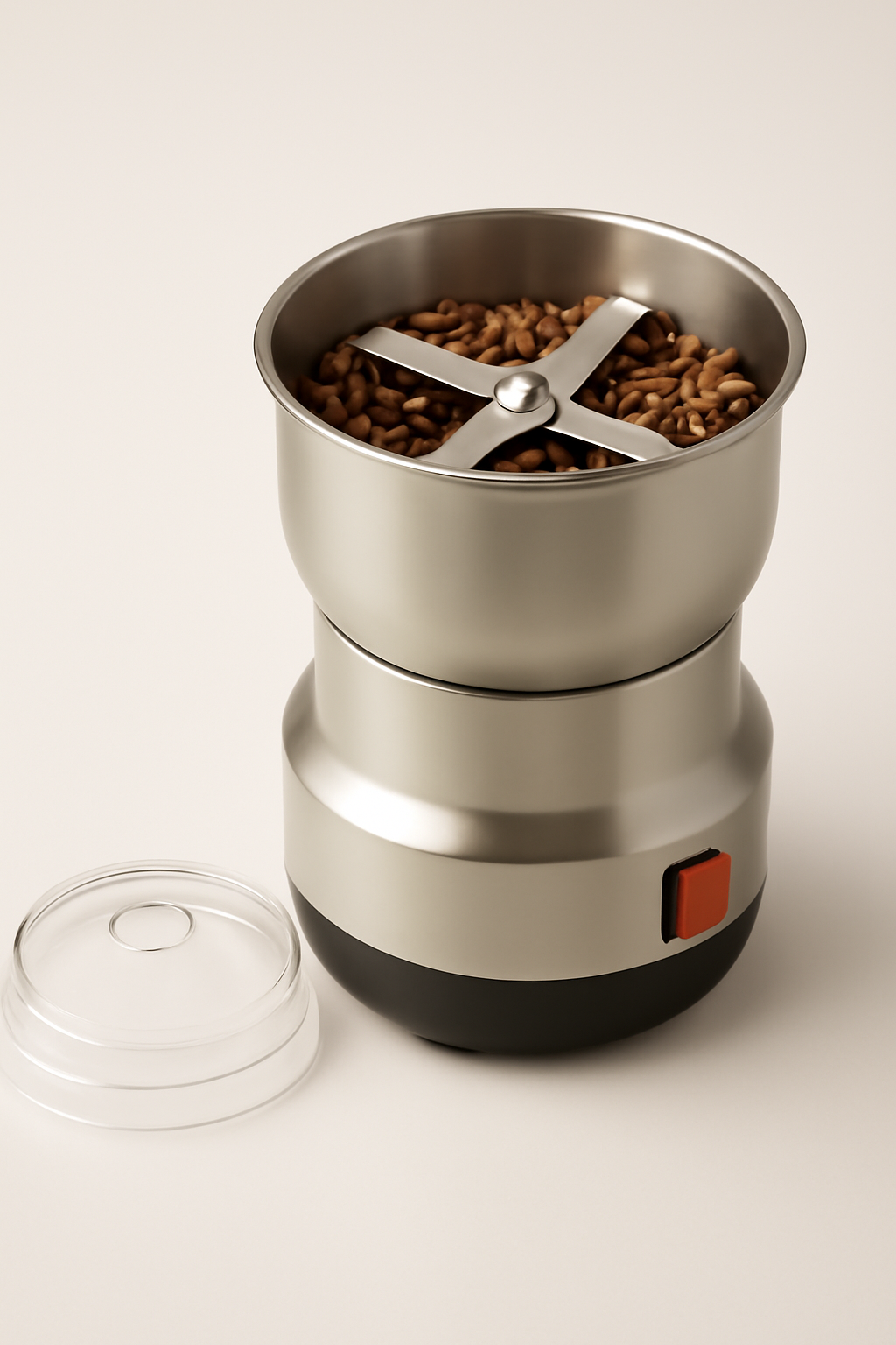Electric Smash Machine, Multifunction Small Food Grinder Grain Grinder, Portable Coffee Bean Grinder
